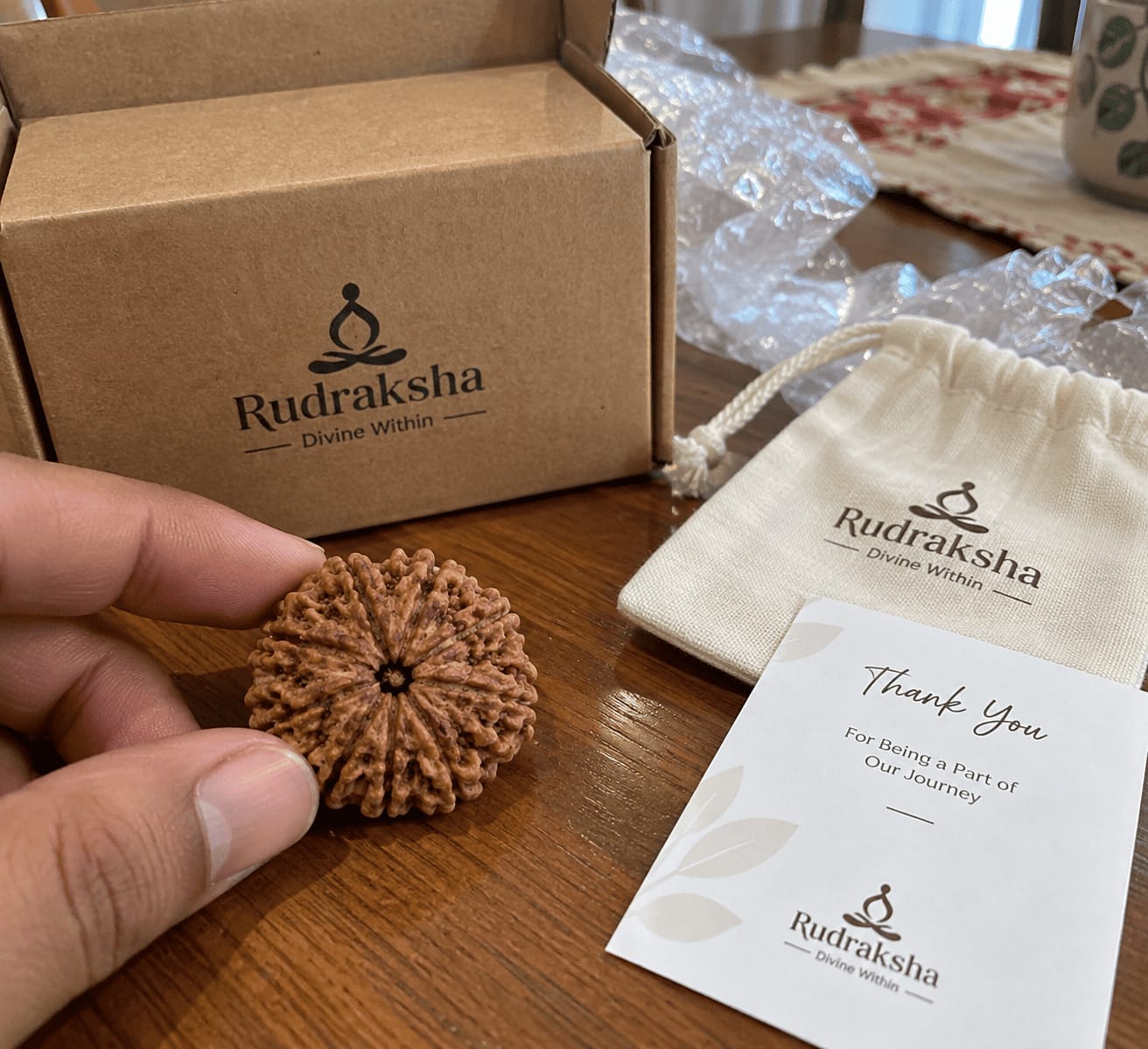 Customer photo review of 9 Mukhi Rudraksha (Nepali)