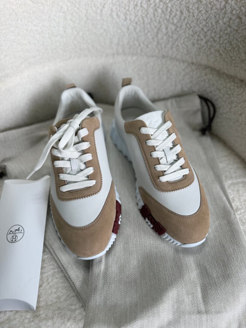 Customer photo review of Hermes 2026 Bouncing Sneaker Suede Leather