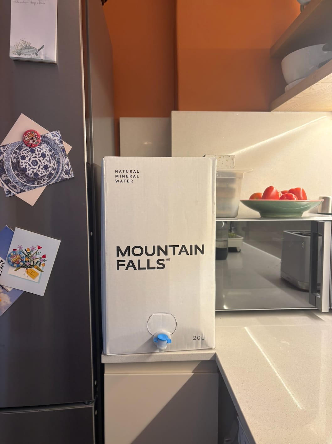 Customer photo review of AcquaBox by Mountain Falls 20L – STILL Mineral Water (on tap Bag-in-Box)