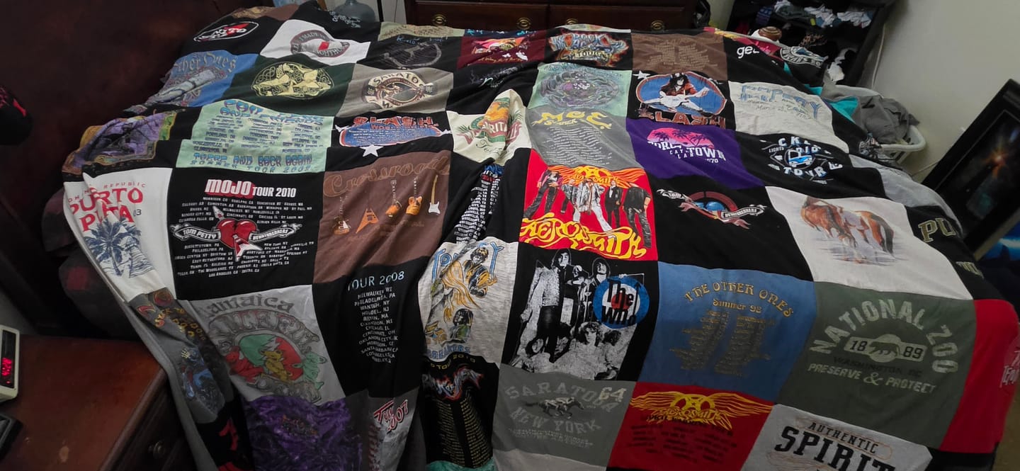 Customer photo review of Project Repat T-Shirt Quilt