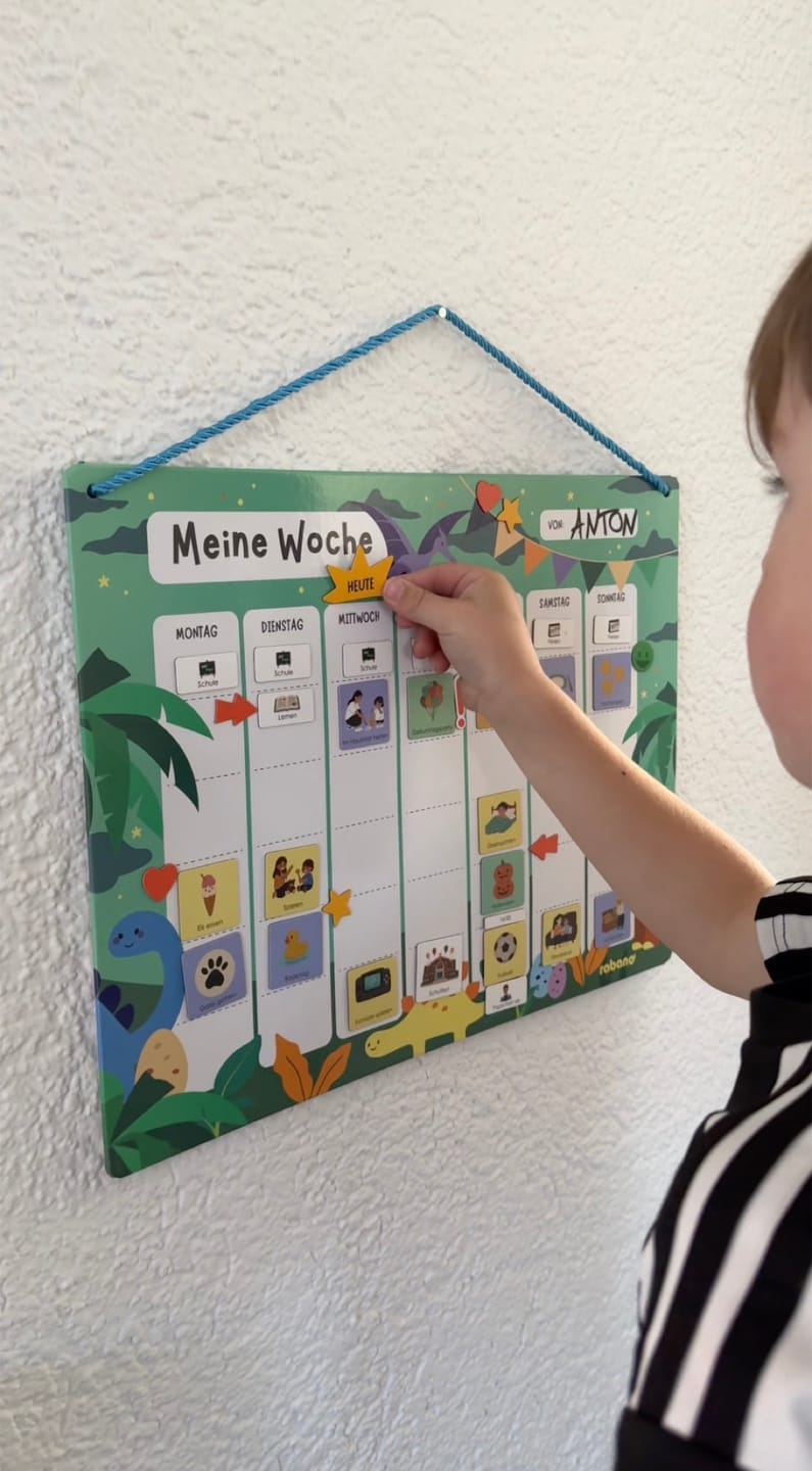 Customer photo review of Wochenplaner für Kinder Natur