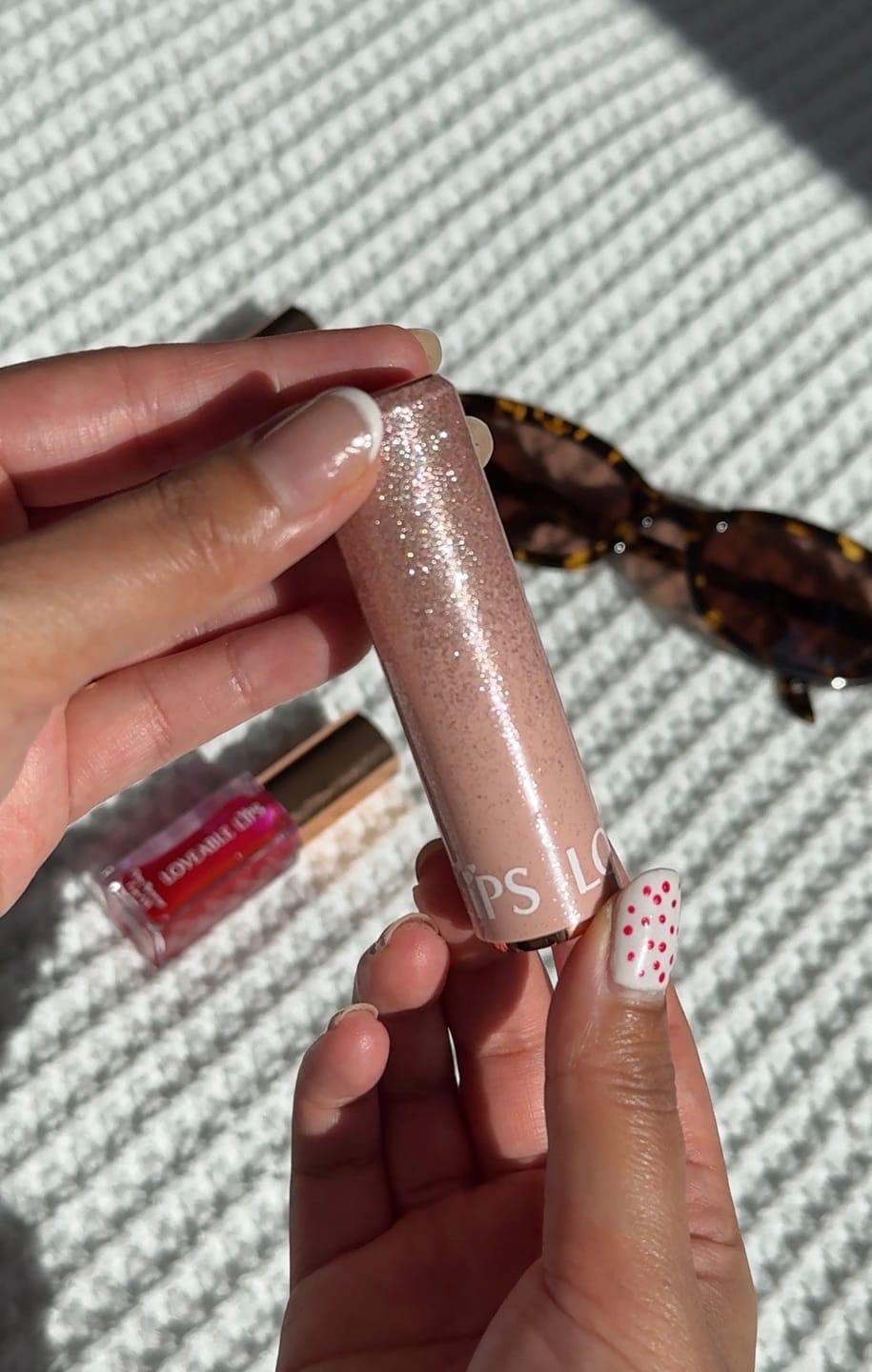 Customer photo review of Velvet Renew Lip Balm