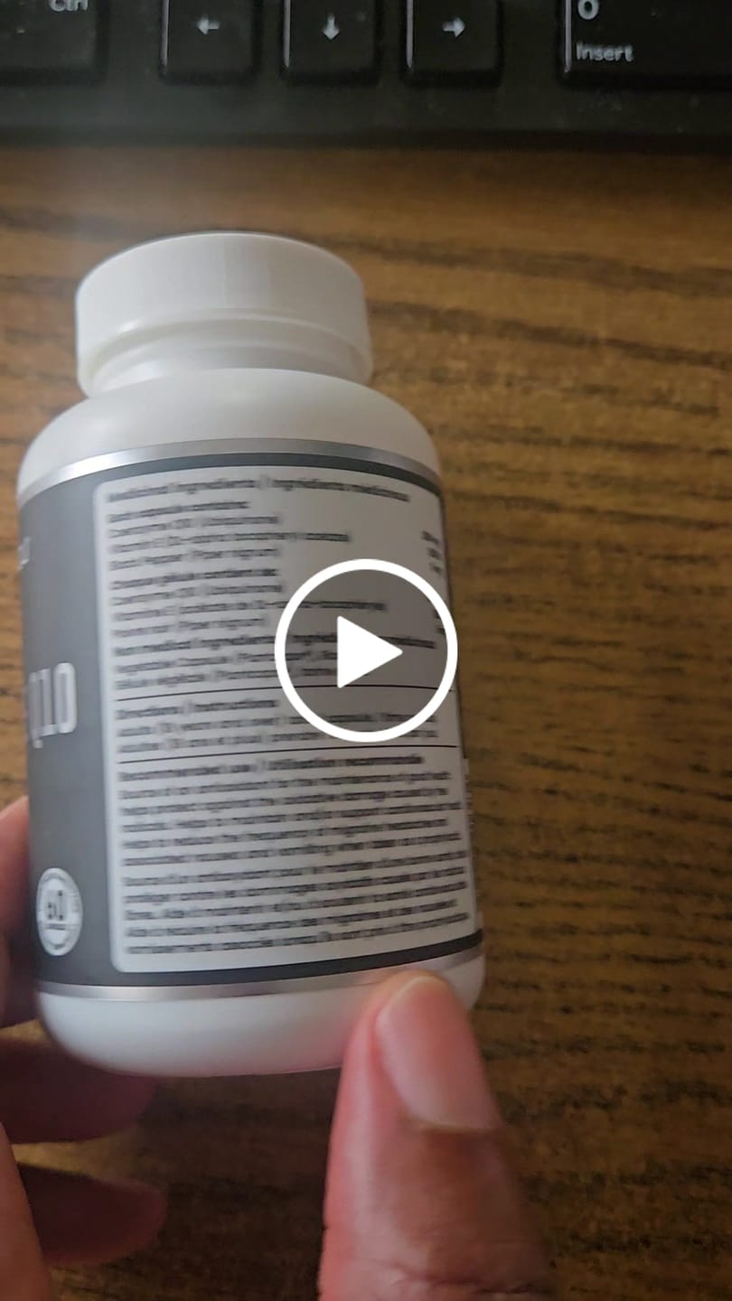 Customer video review of Coenzyme Q10 - 300mg