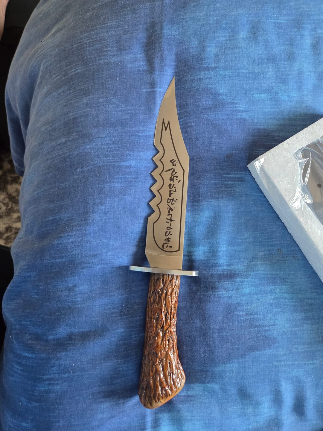 Customer photo review of Supernatural Ruby's Dagger Demon-Killing Knife Metal Replica with Stand