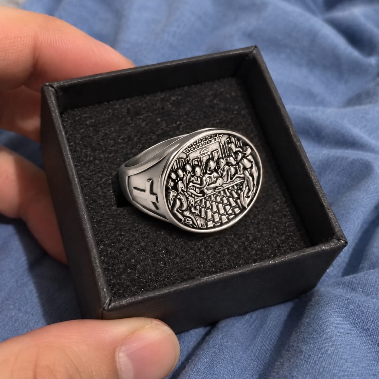 Customer photo review of Last Supper Ring