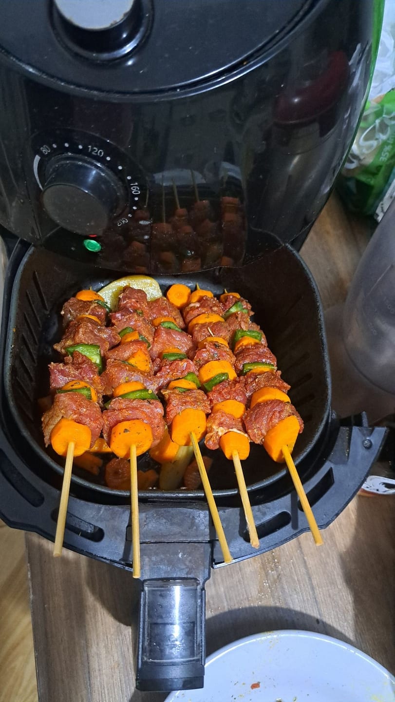 Customer photo review of Cocina Sin Esfuerzo : Disfruta de tu Freidora con 1.000 recetas Argentinas