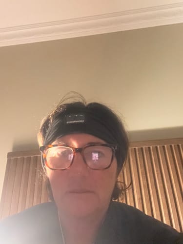 Customer photo review of CozyBand Wireless Headphones