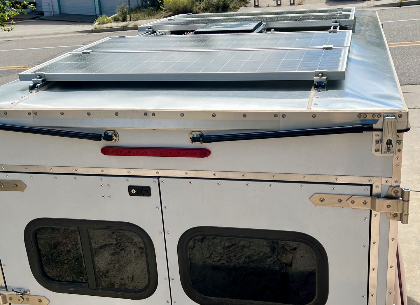 Customer photo review of MEGA 100 SLIM | 100 Watt Slim Solar Panel | Compact 12V Off-Grid Narrow Solar Panel for Vans, Overlanders, Boats | 25-Year Output Warranty | UL Certified