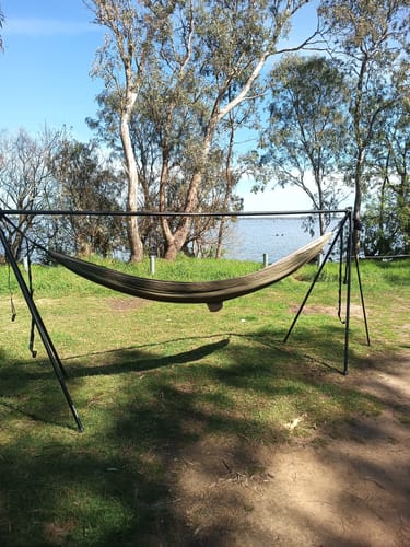 Customer photo review of Turtlebug Camper Hammock Stand