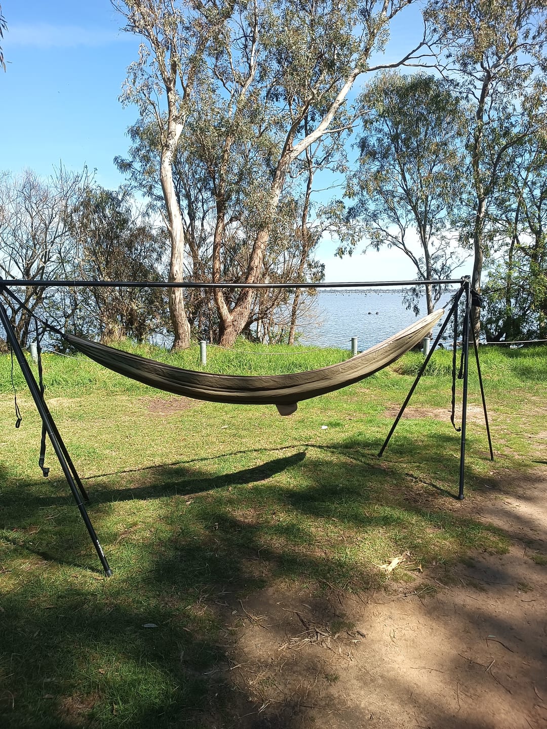 Customer photo review of Turtlebug Camper Hammock Stand