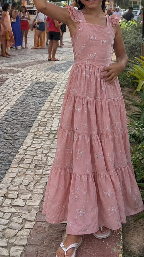 Customer photo review of Vestido Largo para niña - Gabriela