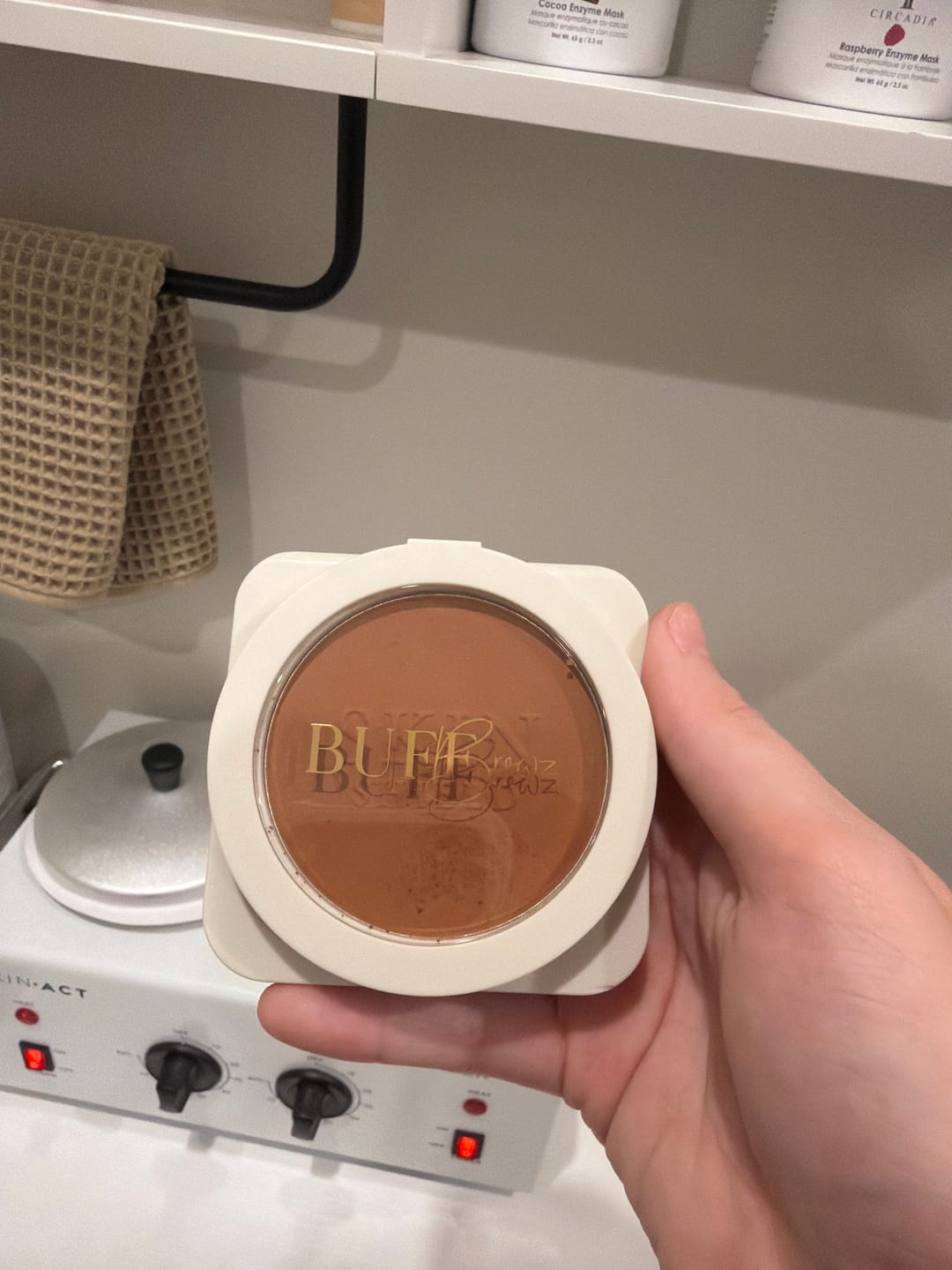 Opinión con foto de un cliente sobre Skin Shield - Trufa 10 g