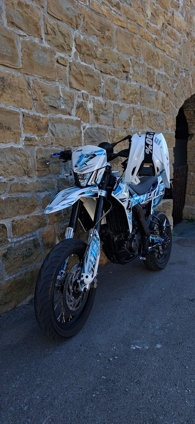 Customer photo review of NEW! FADED BIKELIFE - GRAPHICS KIT