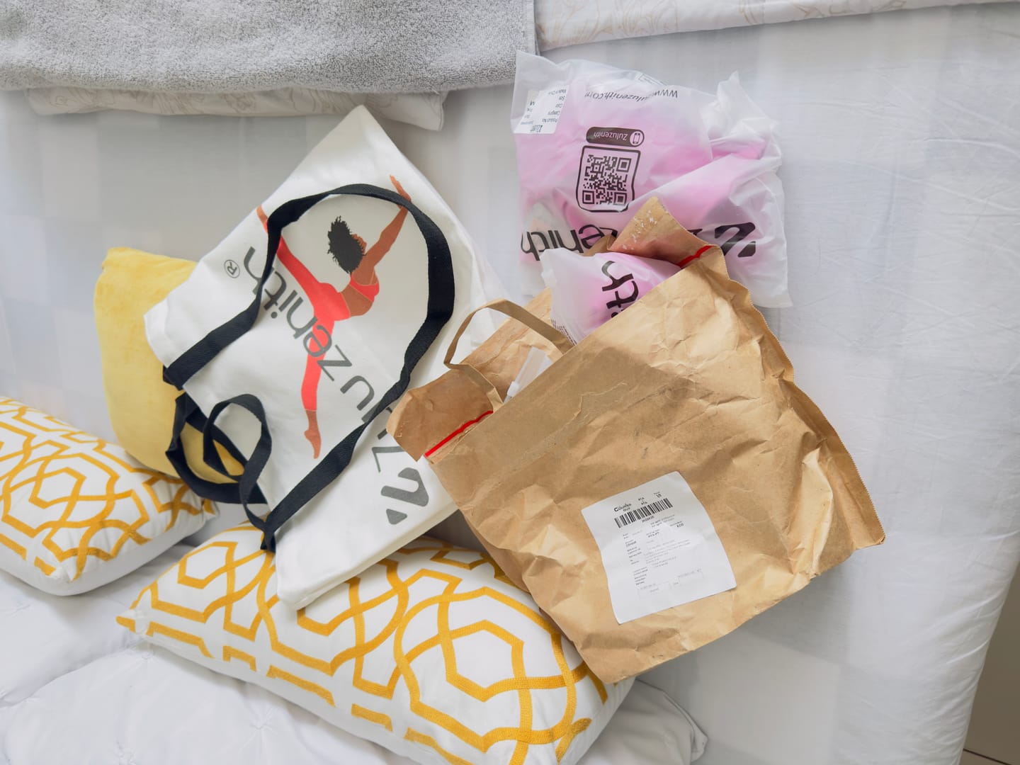 Customer photo review of Large Cotton Eco Tote Bag