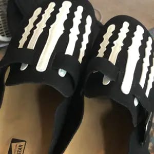 Customer photo review of Skeleton Mule Slides