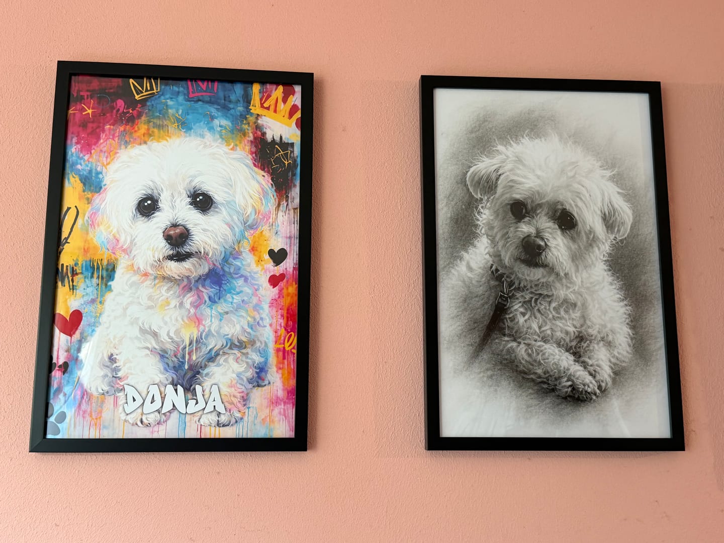 Customer photo review of Charcoal - Gepersonaliseerde Poster