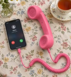 Customer photo review of HelloBack™ — Bring Back the Feeling of a Real Call
