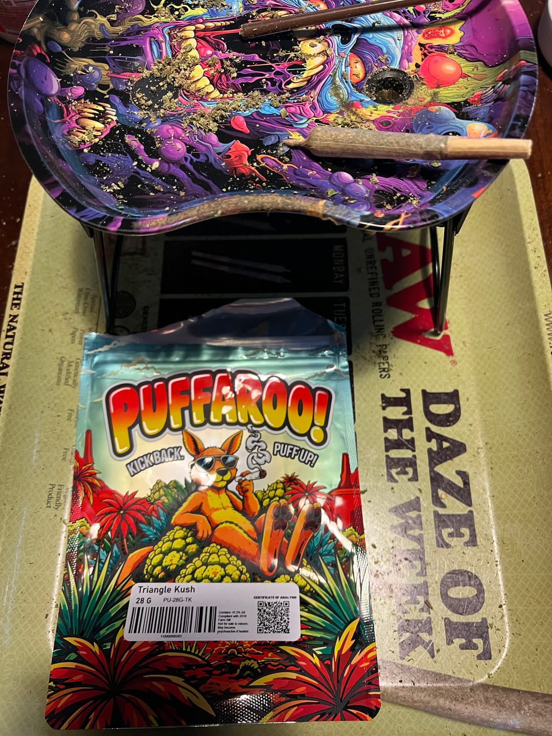 Customer photo review of Puffaroo - Triangle Kush - 28 Grams - Indica
