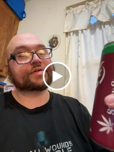 Customer video review of 100MG Infused Soda THC Infused