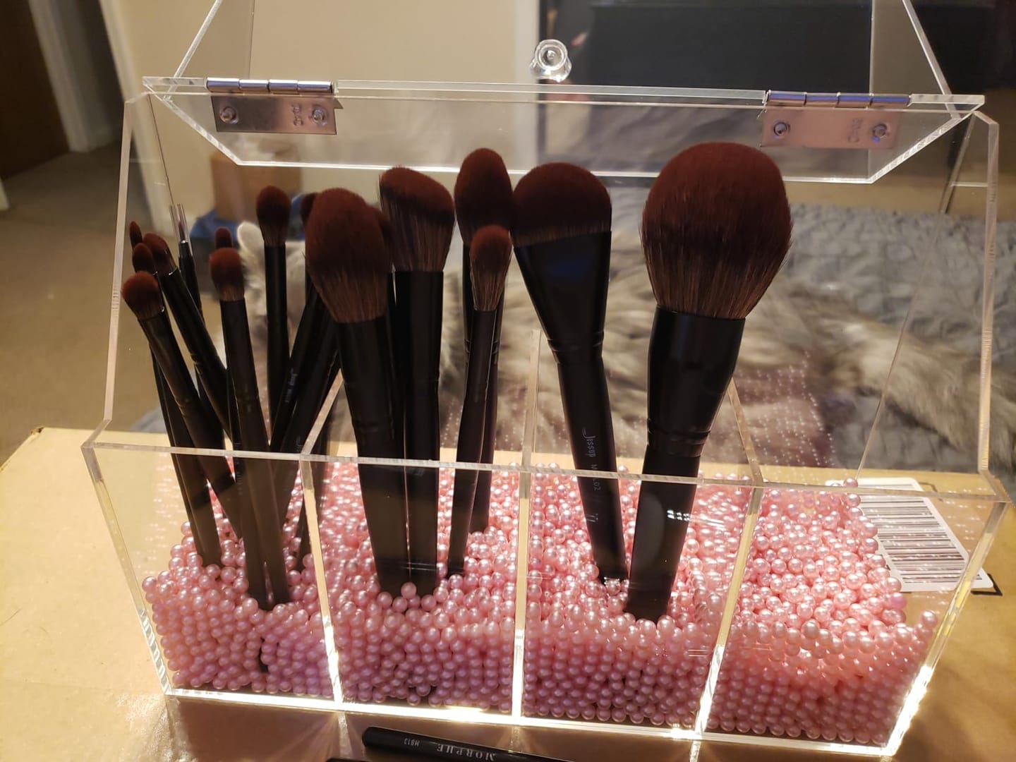 Customer photo review of Makeup Lover Makeup Brush Collection (Phantom Black)