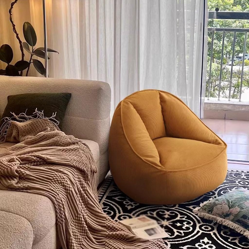 Customer photo review of Pouf Poire en Velours Côtelé – Fauteuil d’Appoint Confortable