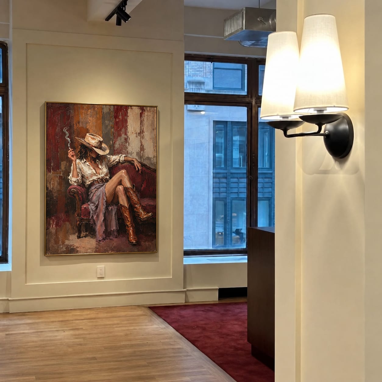 Customer photo review of Cowgirl Wall Art | After the Dust Settles