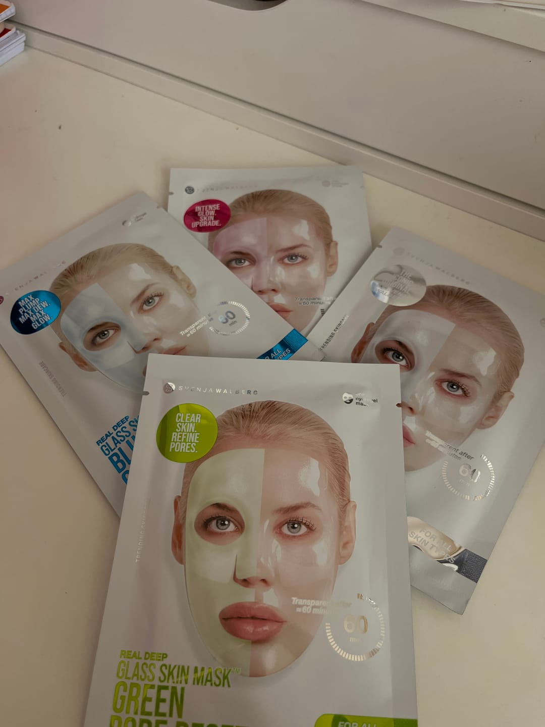 Customer photo review of GlassSkinMask - All in Bundle