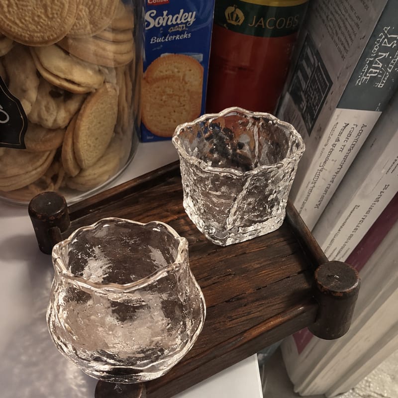 Customer photo review of Haruka Rose Glass Teacups - 2 pcs / 4 pcs