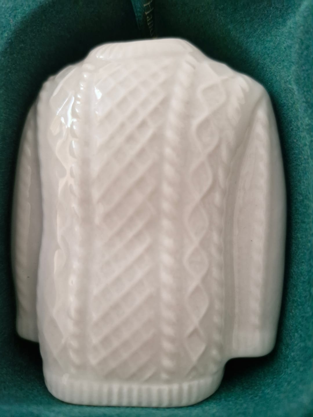 Customer photo review of Belleek Classic Aran Jumper Ornament
