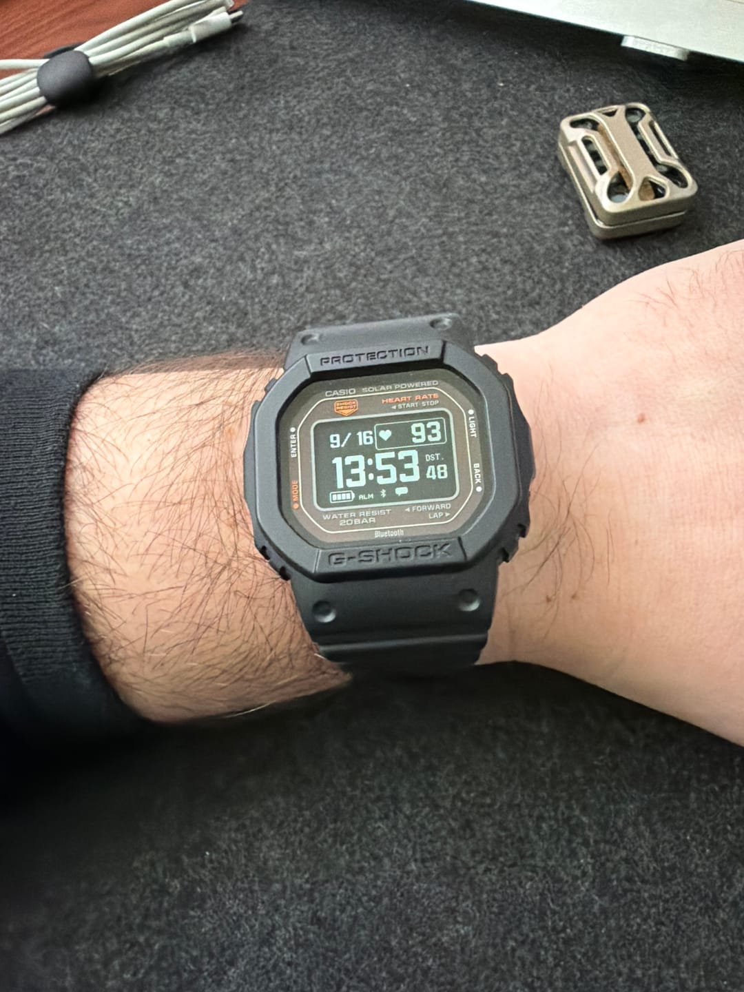Customer photo review of Reloj Casio G-Shock Vintage DW-H5600-1JR G-Squad Bluetooth JDM