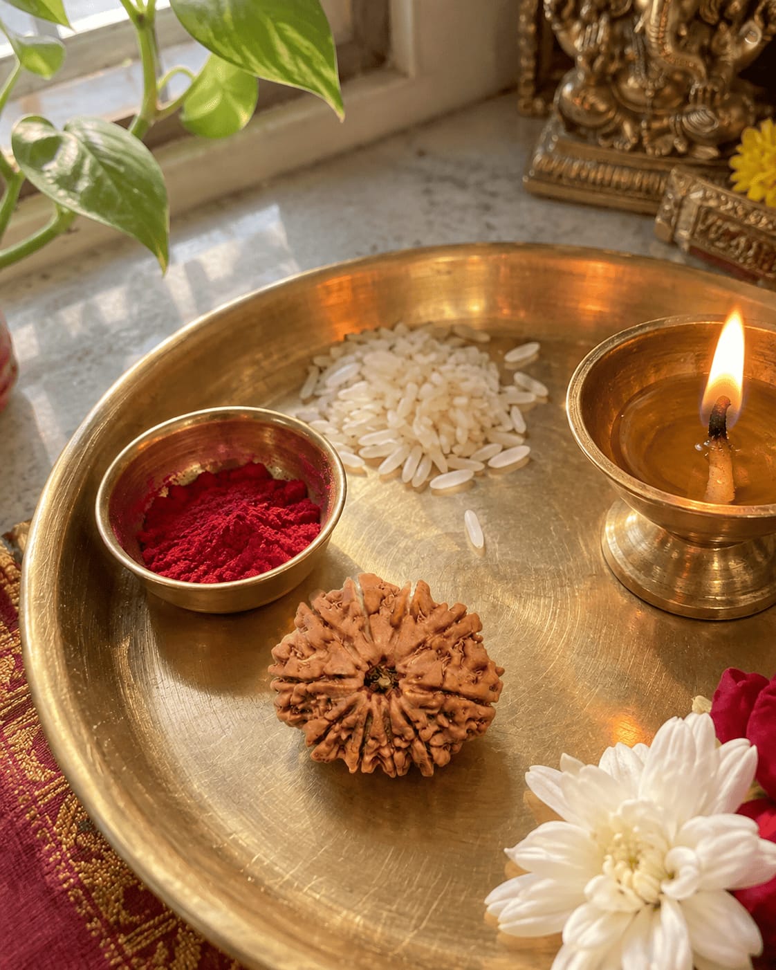 Customer photo review of 10 Mukhi Rudraksha (Nepali)