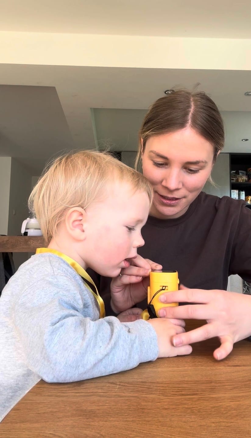 Customer photo review of Rabano Entdecker Mikroskop für Kinder - Gelb