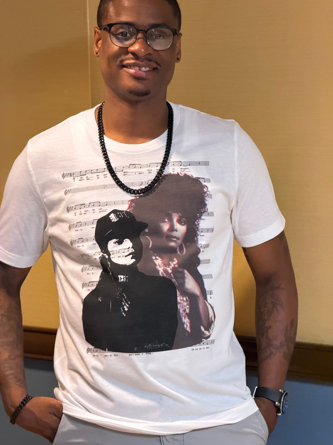 Customer photo review of Janet Classic Fit T-Shirt