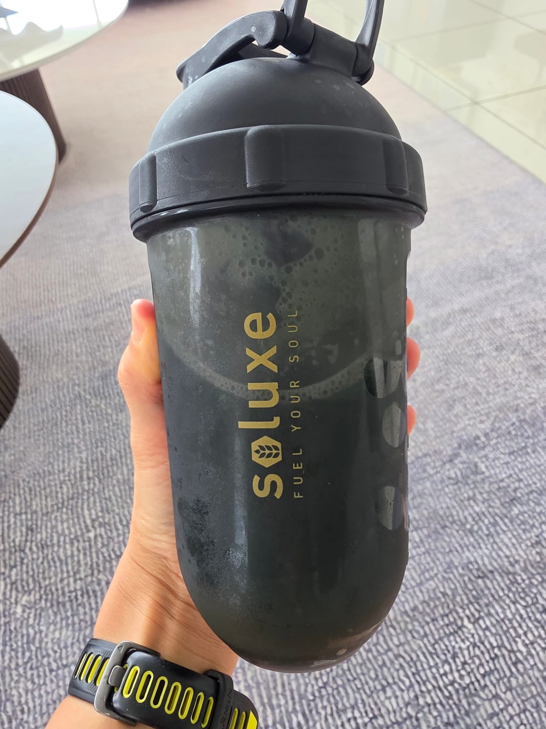 Customer photo review of Sachet Protein Isolate - Hawaiian Spirulina Pacifica® with Matcha