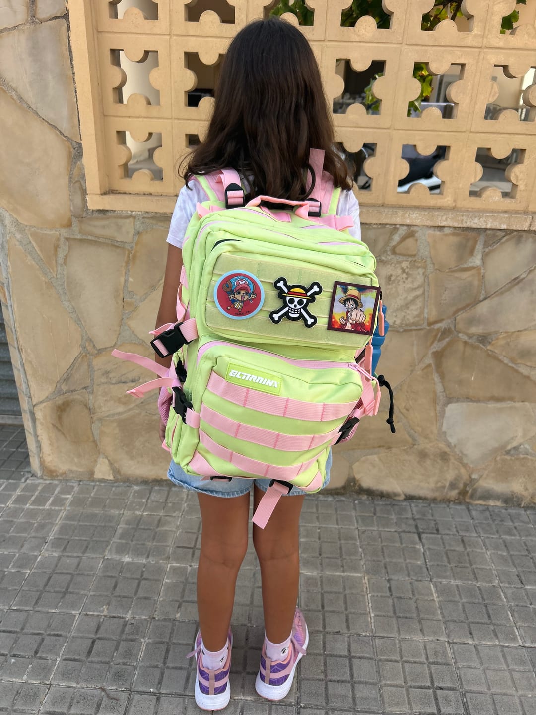 Customer photo review of Mochila Táctica 25L All In Passion Lime