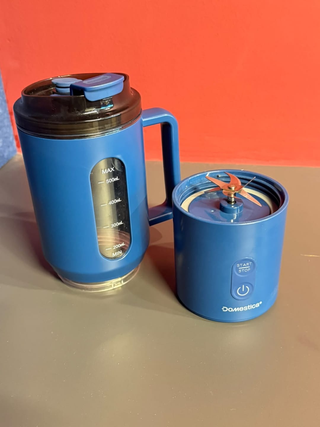 Customer photo review of Blendo Portable Blender for Smoothie and Juices