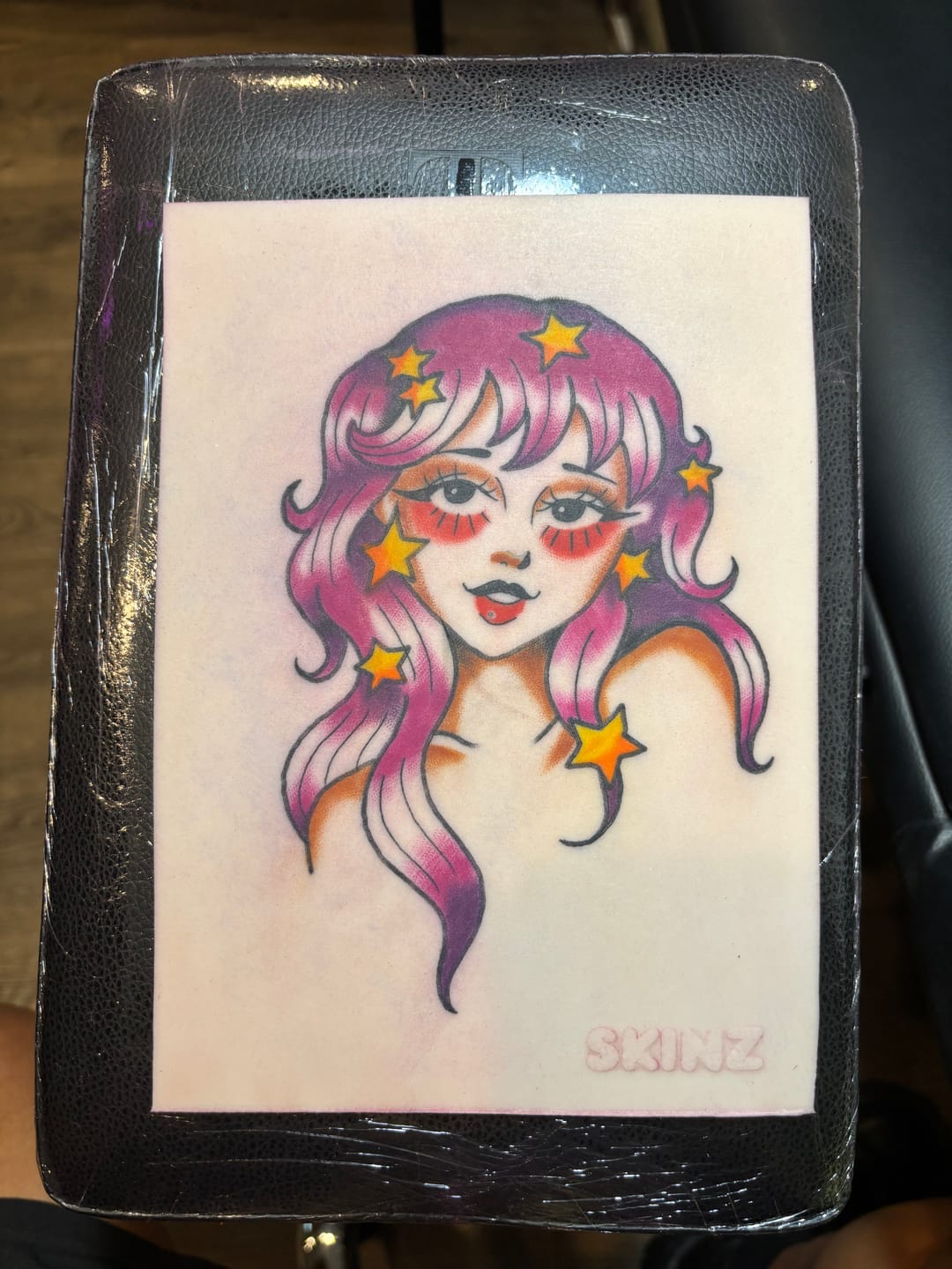 Customer photo review of Tattoo Practice Skin | Size Small A5 | Pack of 5