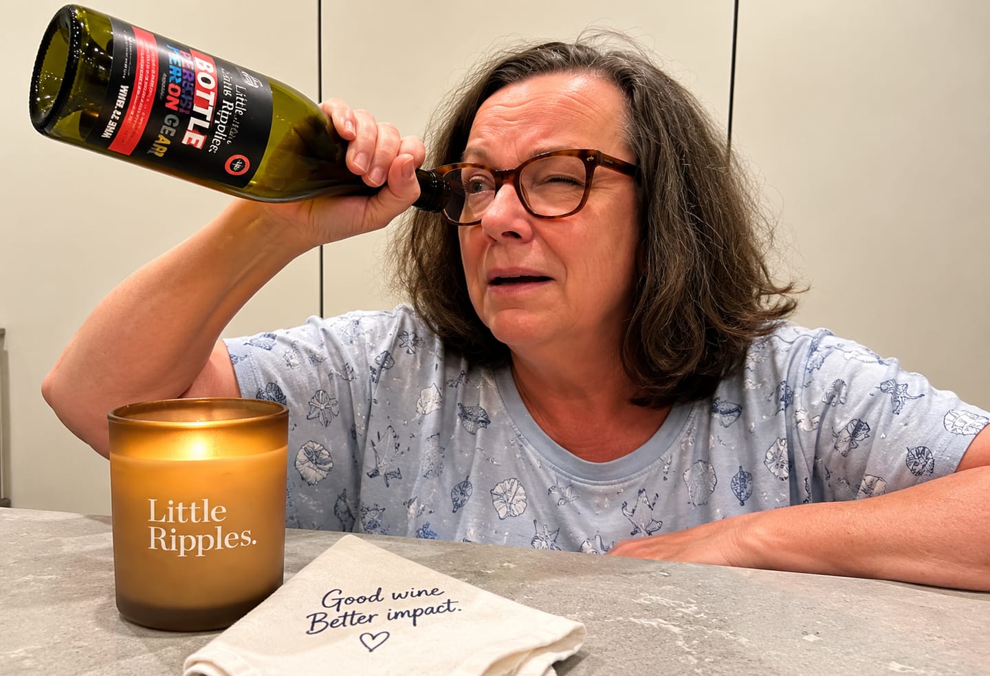 Customer photo review of Mulled Wine Candle GWP