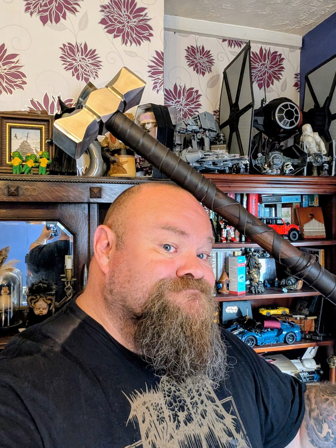 Customer photo review of Black Colossal Warhammer!