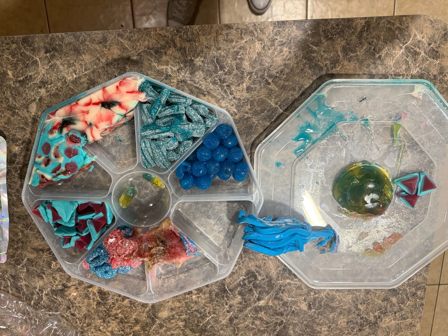 Customer photo review of Sour Jelly Filled Blue Raspberry Twists
