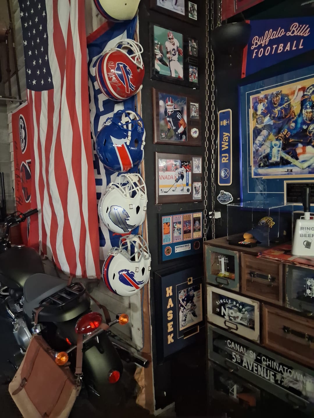 Customer photo review of Buffalo Bills Riddell Speed Replica Helmet - Blue Alternate 2026