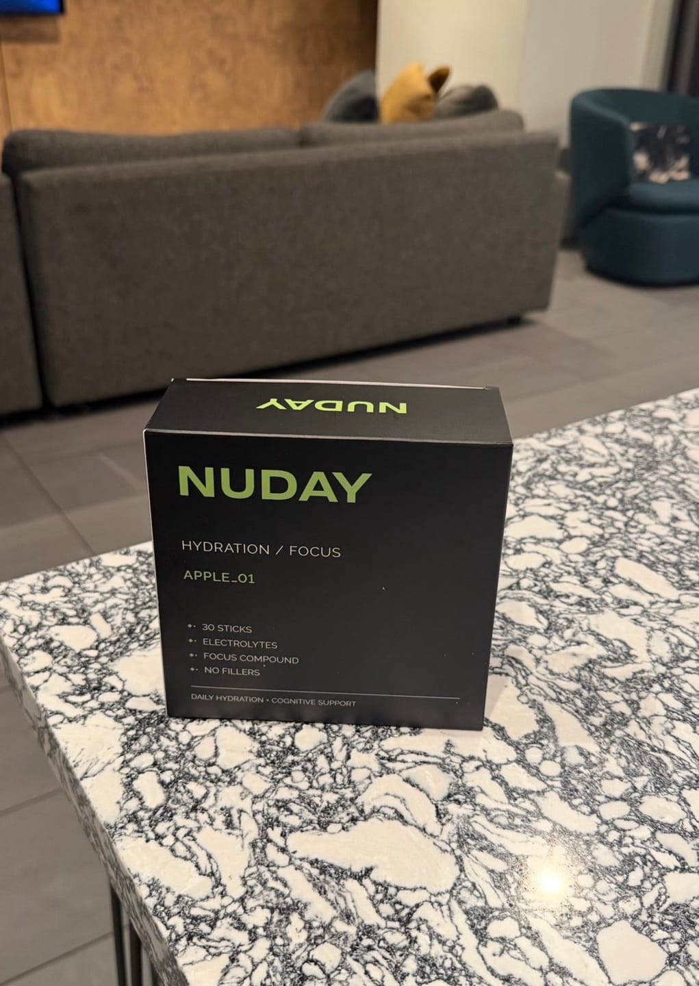 Customer photo review of Nuday Hydration + Focus Mix
