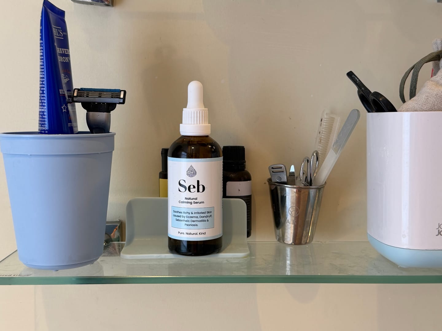 Customer photo review of Seb Natural Calming Serum