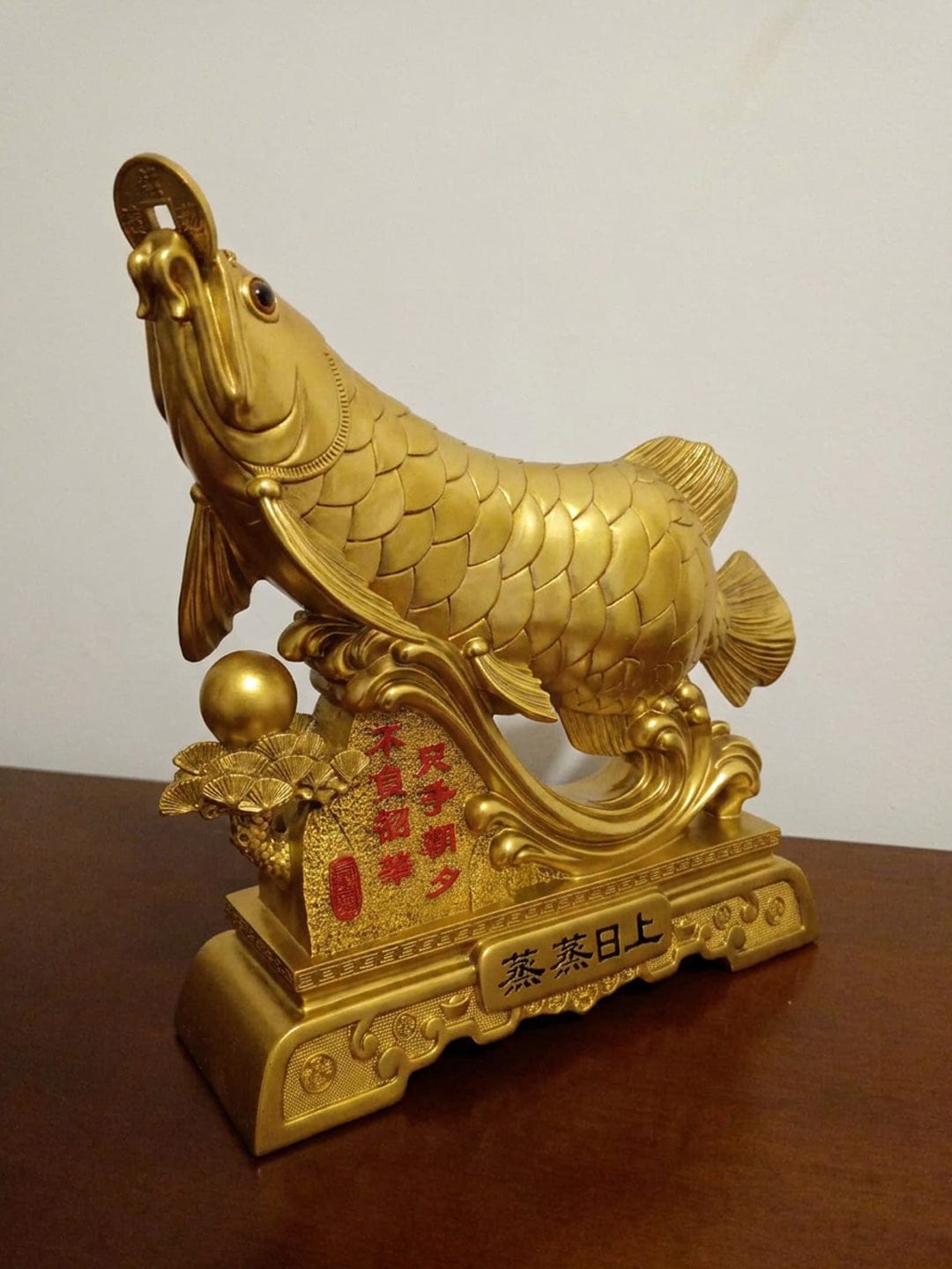 Customer photo review of The Rising Arowana Fortune Ornament