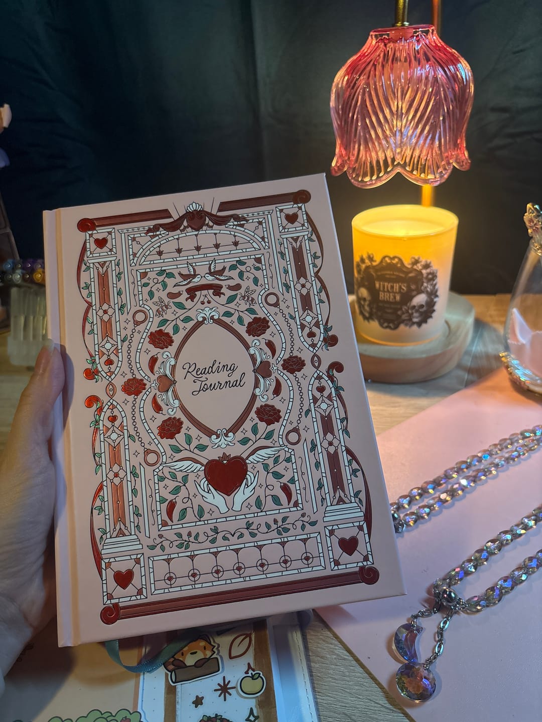 Customer photo review of Reading Journal - Sugar & Spice