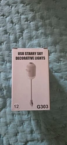 Customer photo review of Starry sky projection lamp