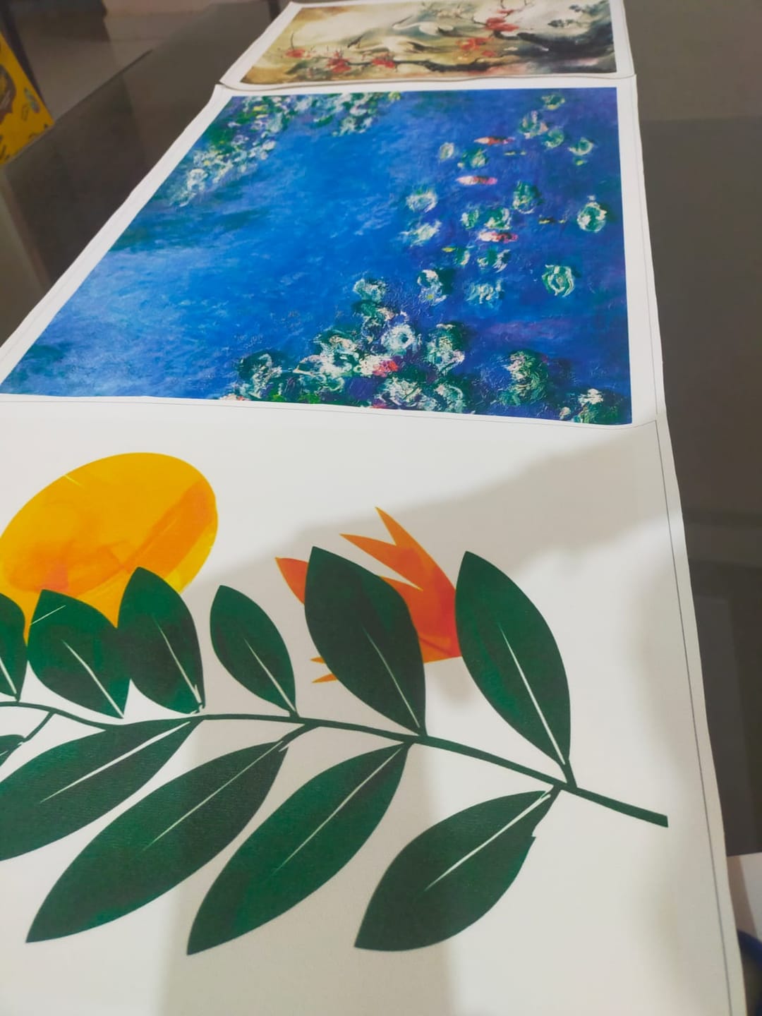 Customer photo review of Water Lilies Symphony, Claude Monet Painting