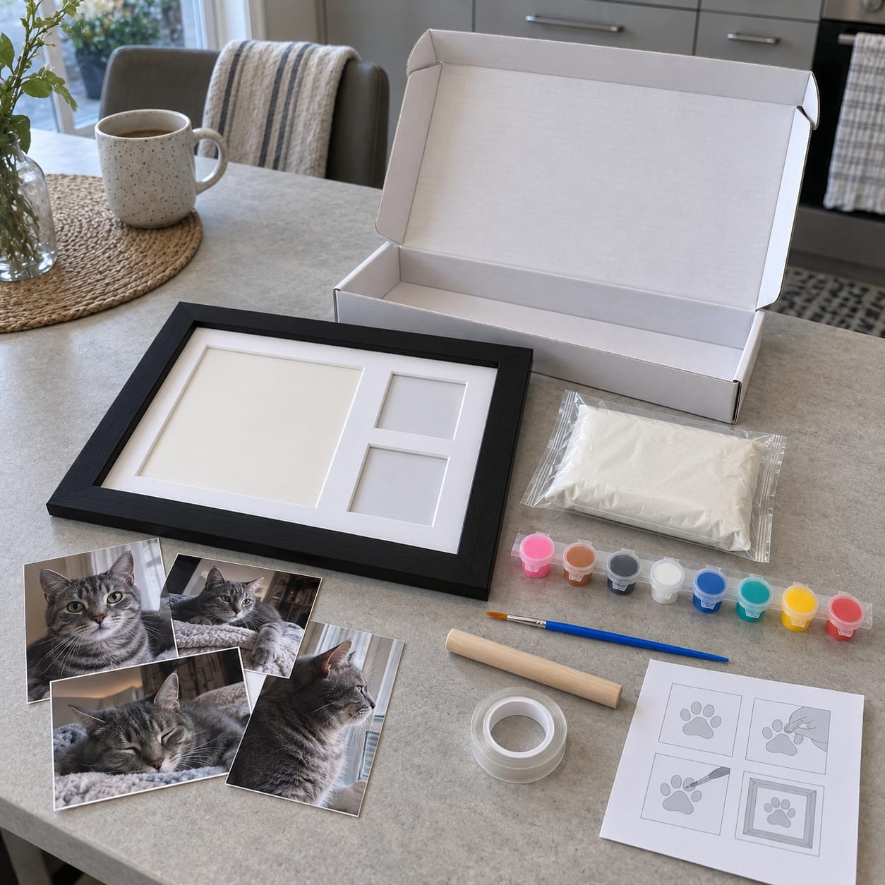 Customer photo review of Pet Clay Print kit