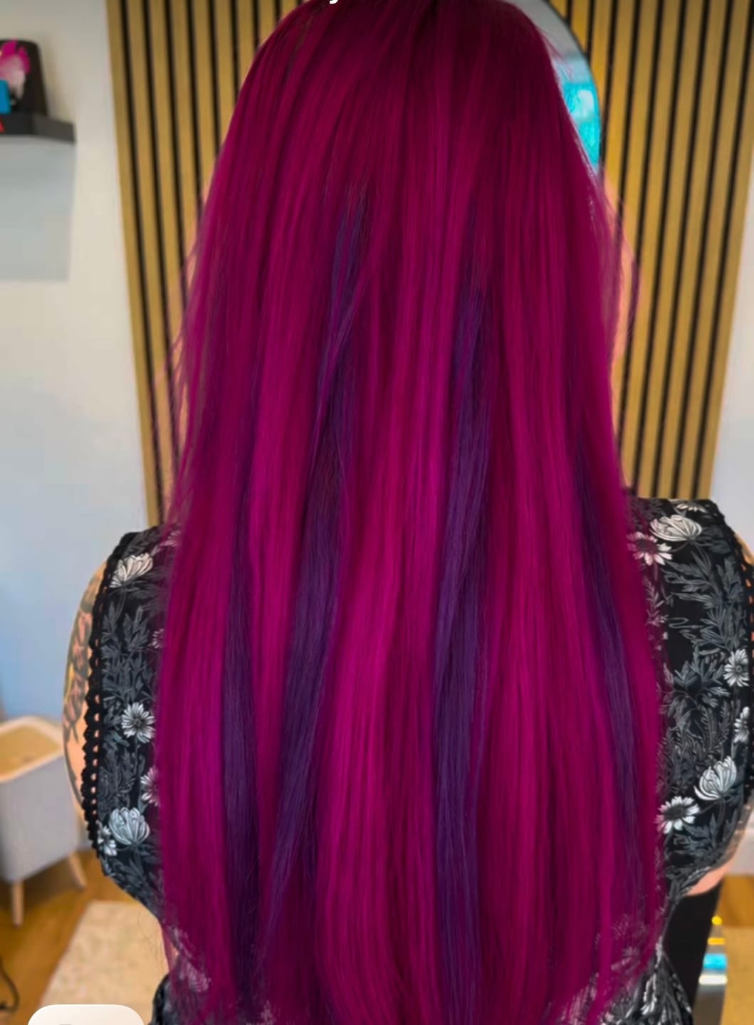 Customer photo review of Mattie Amethyst - Vegan Semi-Permanent Direct Dye Hair Color Cream 210 ml