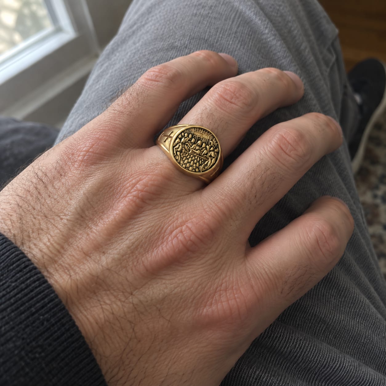 Customer photo review of Last Supper Ring
